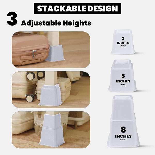 Bed Risers Furniture Riser Sale Sale Carousel 11