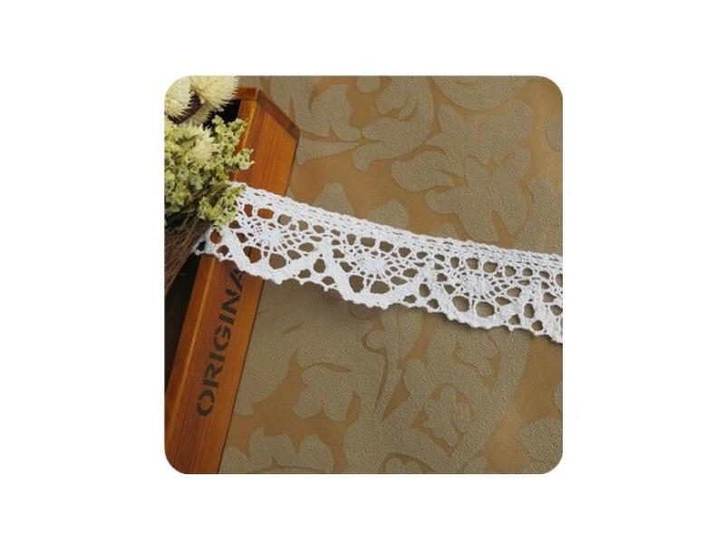 5 Meter Roll Cotton Embroidered Lace Ribbon For DIY Clothes Sewing Carousel 1