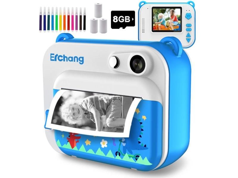Children's Thermal Printer Digital Photo Camera For Kids Birthday Gift Carousel 1