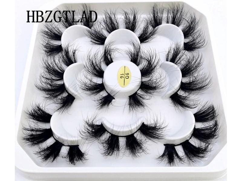 5 Pairs 8-25mm 3D Mink Lashes Bulk Faux With Custom Box Wispy Natural Mink Carousel 1