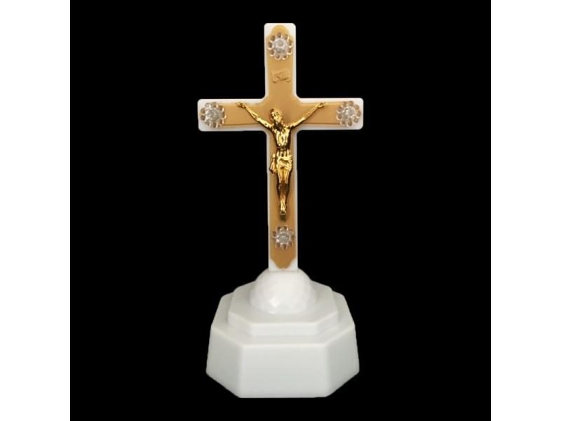 LED Light Christ Jesus Lcon Cross Home Church Pray Ornaments Carousel 1