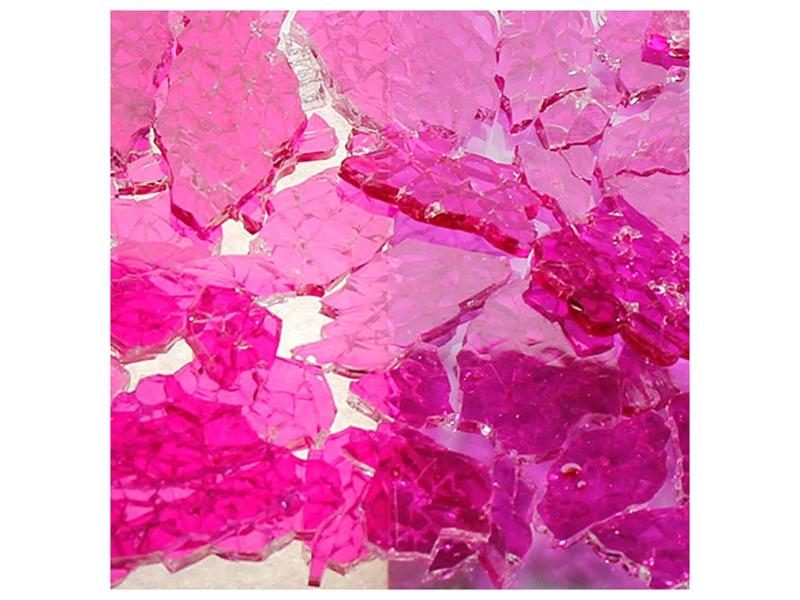 100g Mixed Color Clear Real Glass Irregular Mosaic Tiles For DIY Hobbies Crafts Carousel 1