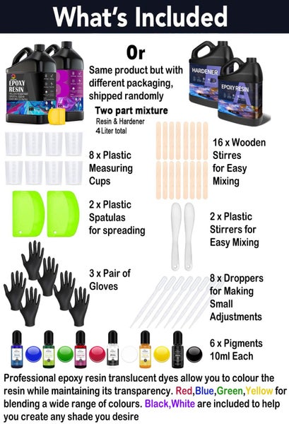 New Epoxy Resin 4000ml Kit on Afterpay Carousel 2