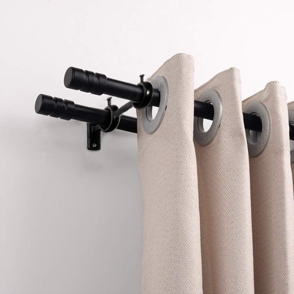 3x Curtain Rod Bracket, 3 Pcs Double Curtain Rod Holder, Double Rod Brackets ... Carousel 2