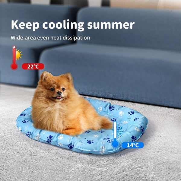 Pawz Pet Cooling Mat Dog Cat Gel Non-Toxic Bed Pillow Self-cool Summer Ice Pad S Carousel 2