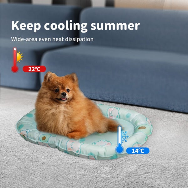 Pawz Pet Cooling Mat Dog Cat Gel Non-Toxic Bed Pillow Self-cool Summer Ice Pad S Carousel 2