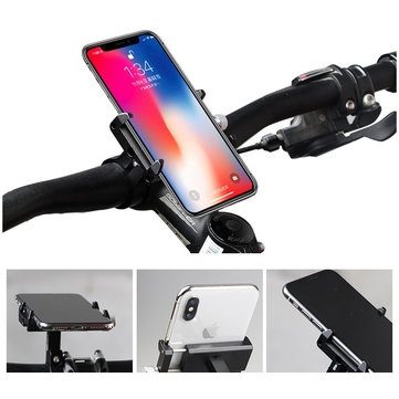PRO1 Shock-proof Bicycle Motorcycle Handlebar Phone Holder for Xiaomi - RED Carousel 2