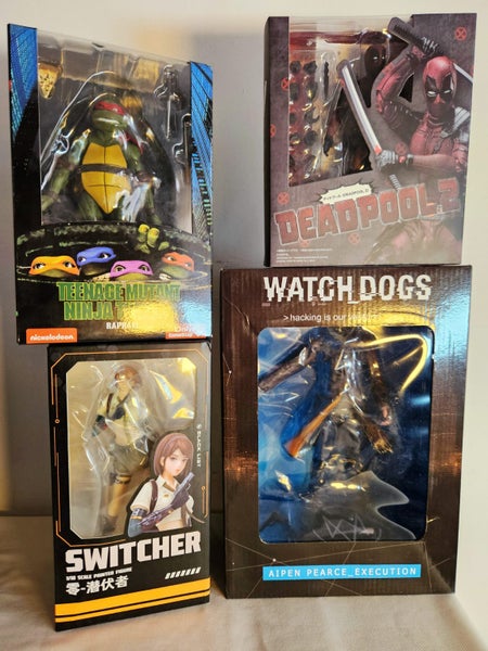 Deadpool TMNT WatchDogs Assorted Figure & Action Figure Sell in Bulk/Separately Carousel 1