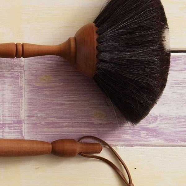 Redecker Black Goat Hair Duster 34cm Carousel 3
