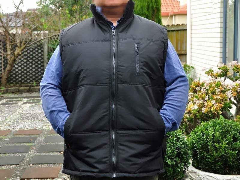 Vest Jacket Sleeveless Warm Zipper Medium Thick Top Coat Carousel 1