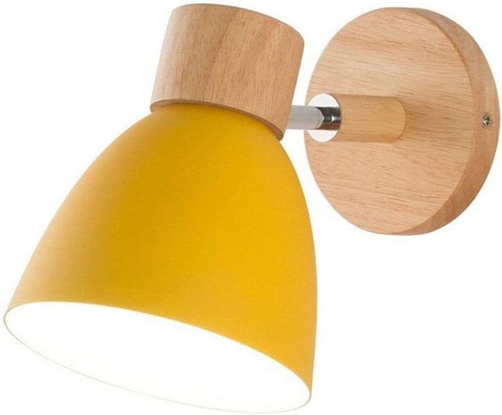 Nordic Iron Macaron Metal Bedroom Bedside Wall Sconces E27 Simple Modern De Carousel 1