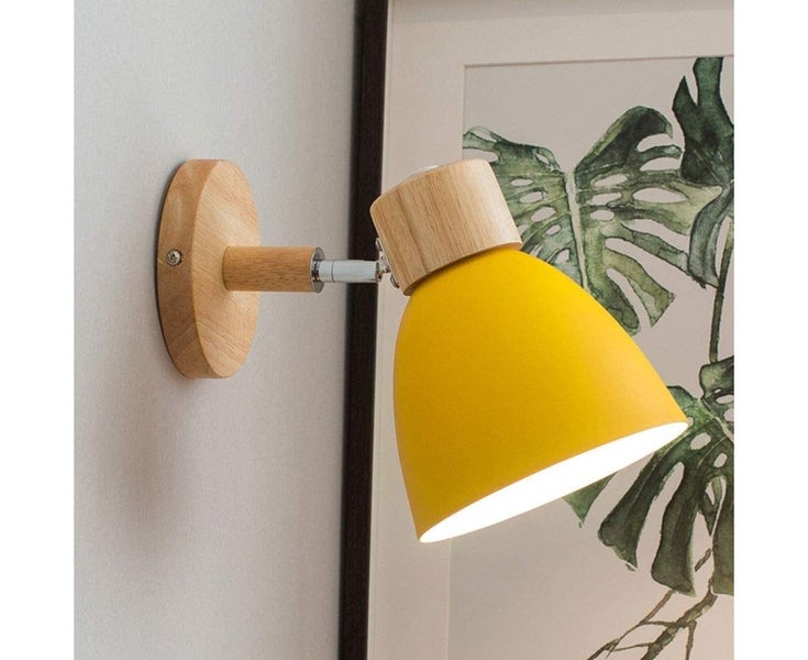 Nordic Iron Macaron Metal Bedroom Bedside Wall Sconces E27 Simple Modern De Carousel 2