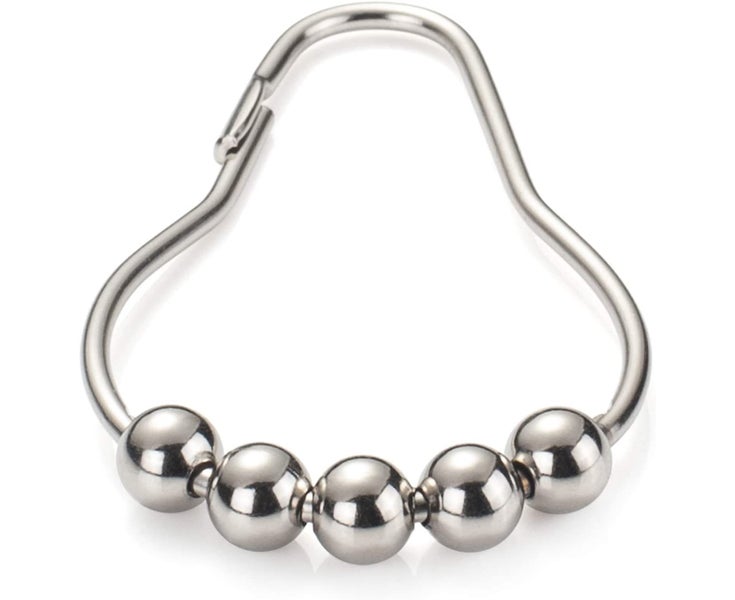 12pcs Shower Curtain Hooks Rings, Stainless Steel Shower Curtain Rings and Hooks Carousel 2