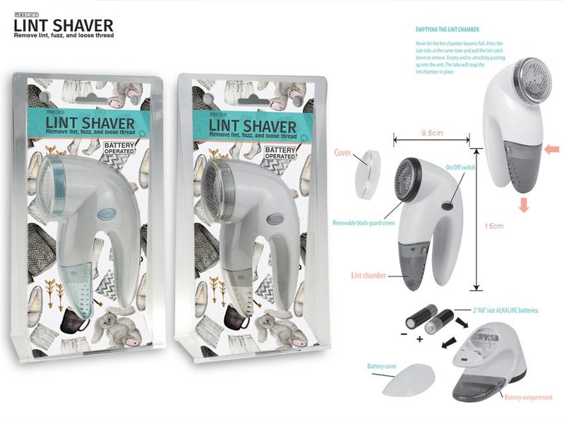 Clothes Lint Shaver Battery Operated - Electric Lint Remover Carousel 1