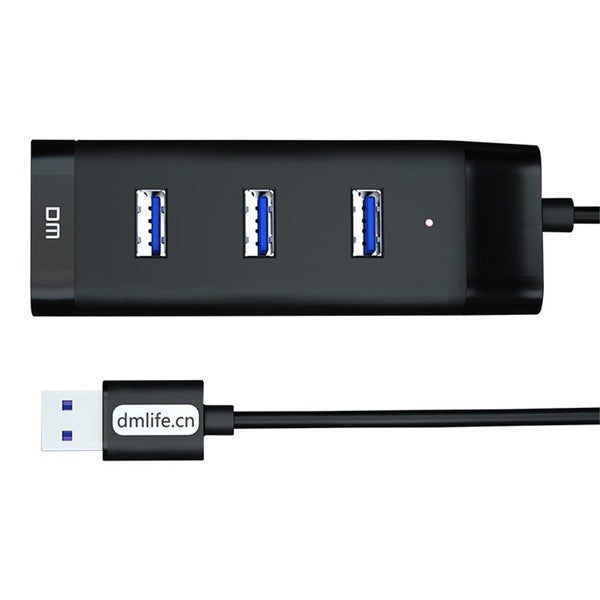 USB 3.0 LED Compact Hub Adapter For iPhone Hauwei PC Laptop with Cable - 4 Carousel 5