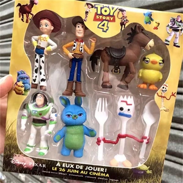 7PCS Toy Story Action Figure Toys Model set Doll Figurine Kids Gifts Carousel 1