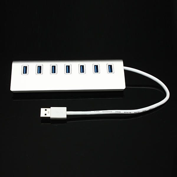 5Gbps Hi-Speed Aluminum USB 3.0 7-Port Splitter Hub Adapter - 7PORT Carousel 2