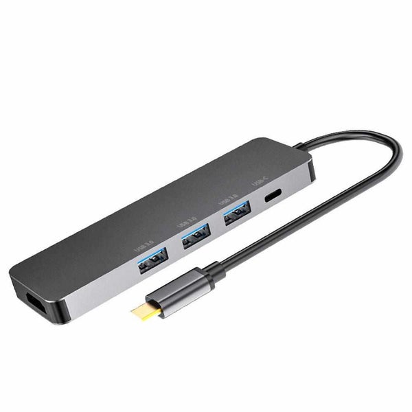 Type-C to 3 Port USB 3.0 4K HD 30Hz PD Charging Data Adapter for Tablet Laptop Carousel 2