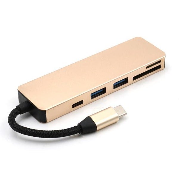 USB Hub Type-C to Port USB Adapter Hub - GOLD Carousel 1