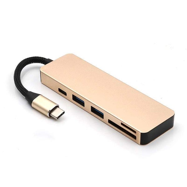 USB Hub Type-C to Port USB Adapter Hub - GOLD Carousel 2