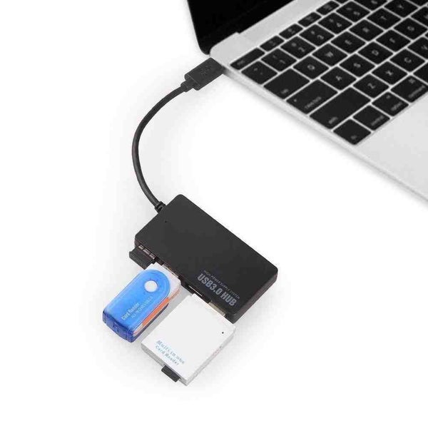 USB3.0 High Speed Expansion 4 Ports HUB USB Splitter Adapter for Xiaomi Mi A2-2 Carousel 4