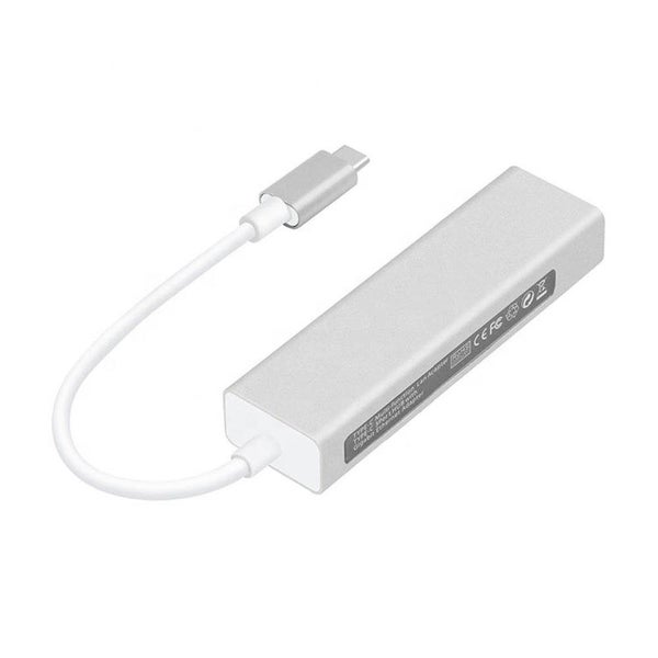 3.0 Type C to Ethernet RJ45 Expansion Adapter Converter HUB For Computer -SILVER Carousel 2
