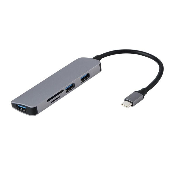 5 in1 Type C to Micro SD TF Card Reader For Macbook Laptop S10+ Note10 - SILVER Carousel 3