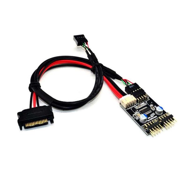 9PIN to Dual 9PIN Interface SSD PCI-E Expansion Cardfor Desktop Computer - 1IN2 Carousel 2