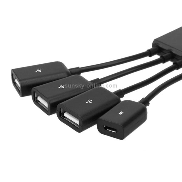 USB Ports Female + Micro Female Power Charging HUB Cable Connector Splitter -2 Carousel 5