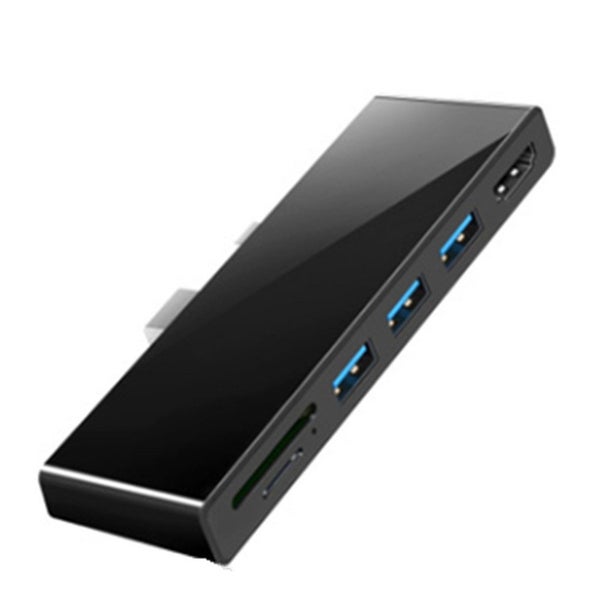 3 x USB 3.0 + HDMI + SD / TF Memory Card Reader HUB (Black) - 1 - BLACK Carousel 1
