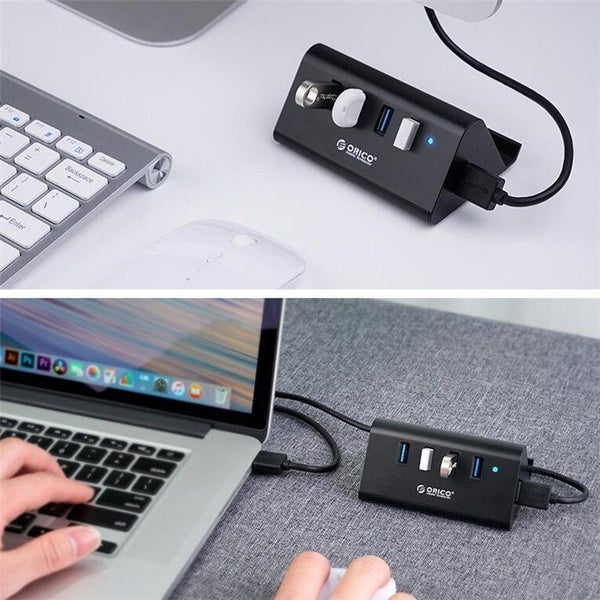 ABS Material Desktop 4 Ports USB 3.0 HUB - 1 Carousel 3