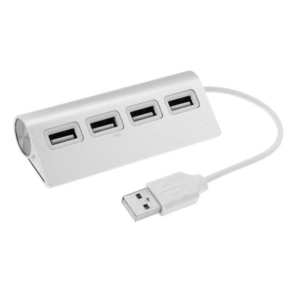 High Speed 480Mbps 4 Ports USB 2.0 HUB Mini Aluminum USB Splitter Carousel 1