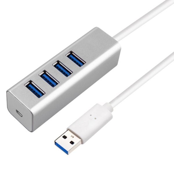 4 Ports USB 3.0 HUB for Laptops / Tablets, Cable Length: 0.5m(Silver) - 2 Carousel 1