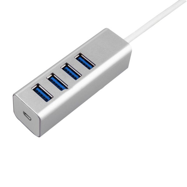 4 Ports USB 3.0 HUB for Laptops / Tablets, Cable Length: 0.5m(Silver) - 2 Carousel 2