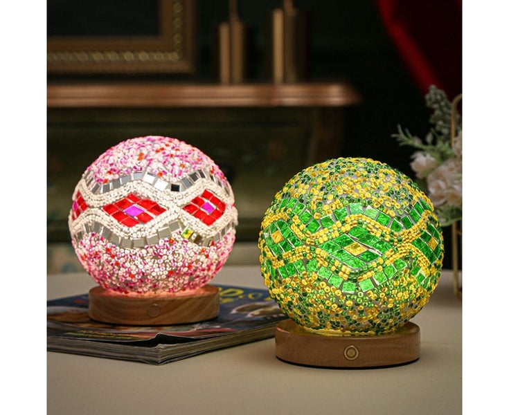 Creative Baroque Romantic Night Light with Bohemian Style USB Rechargeable De Carousel 2