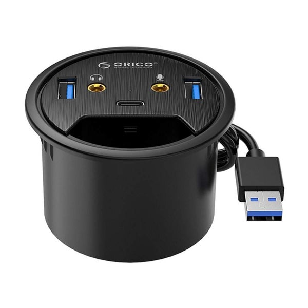 USB3.0 HUB Table Mounting Adapter for Windows - BLACK Carousel 1