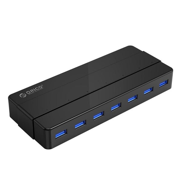 7/4 Port USB3.0 Desktop HUB with 12V Power Adapter USB Splitter For Computer Carousel 1