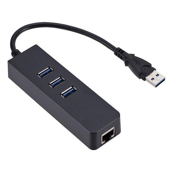 3 Ports USB 3.0 HUB USB to Rj45 Lan Network Card for Macbook Mac Desktop Carousel 1