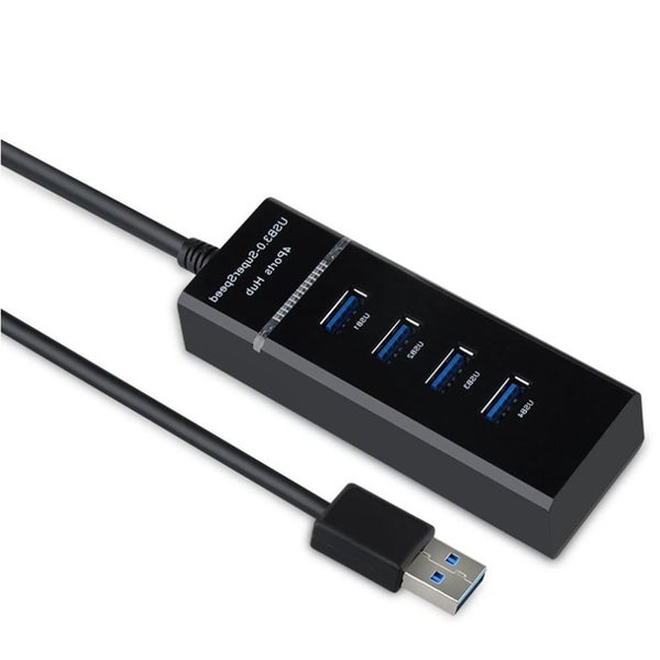 USB 3 Hab On / Off Switches Ac Adapter Cable Splitter For Pc Laptop Carousel 1