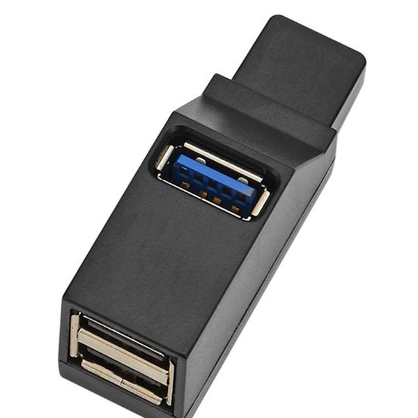 USB 2.0 HUB 3 Ports for PC Laptop Macbook Mobile Phone - 2PCS - 1 Carousel 2