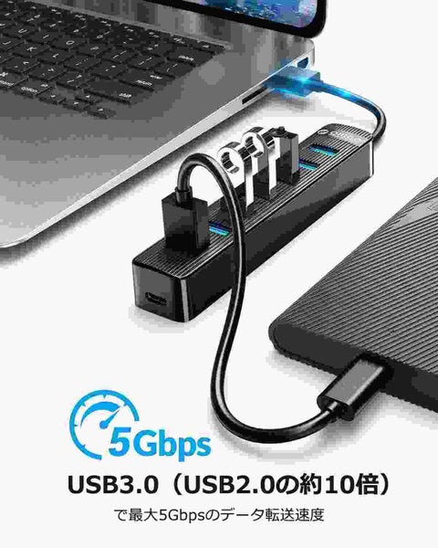 USB 3.0 HUB With Type C Power Supply Port OTG Adapter For Laptop Desktop - 2 Carousel 5