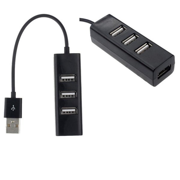 Mini USB 2.0 Hi-Speed 4-Port Splitter Hub Adapter For PC Computer - 2PCS - B Carousel 4