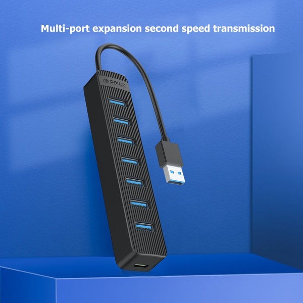 USB Splitter High Speed 4/7 Port Multiple Expander OTG Adapter For PC Computer Carousel 5