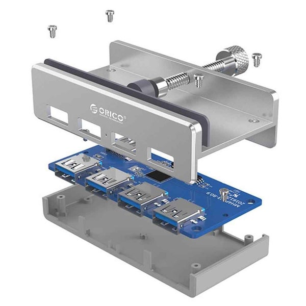 USB3.0 Hub for Macbook Air Laptop PC Computer - SILVER Carousel 5