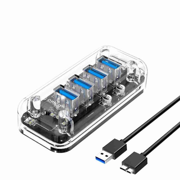 USB 3.0 HUB USB Splitter OTG Adapter With Micro USB Power Port For Laptop PC Carousel 1