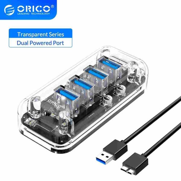 USB 3.0 HUB USB Splitter OTG Adapter With Micro USB Power Port For Laptop PC Carousel 2