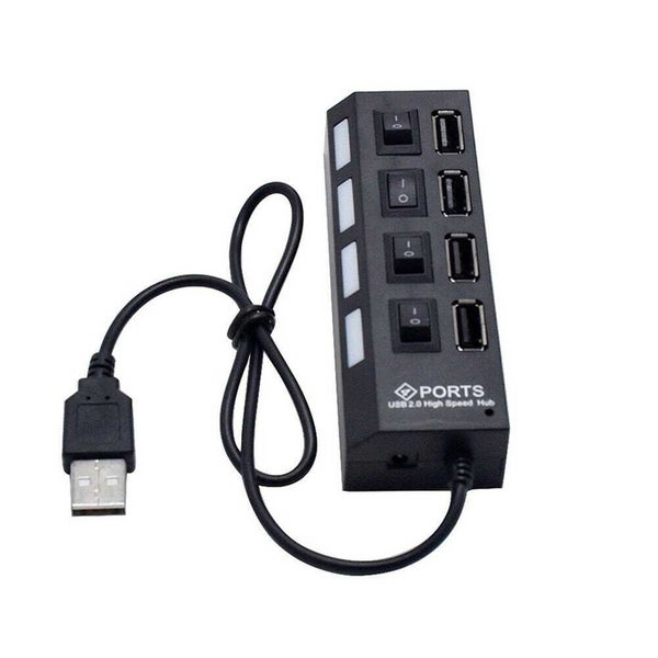 Hub Adapter Power on / OFF Switch for Practical Durable 4-port - 3PCS - B Carousel 1