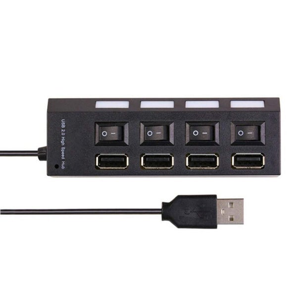 Hub Adapter Power on / OFF Switch for Practical Durable 4-port - 3PCS - B Carousel 2