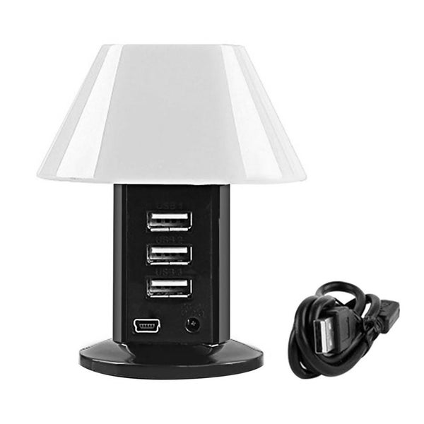 USB 2.0 Interface LED HUB Charge Memory Card Reader For Laptop Computer Carousel 1