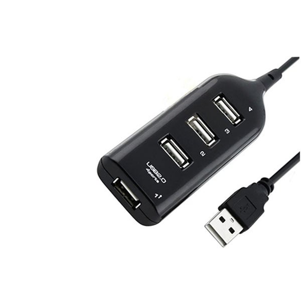 4Port Splitter Hub Adapter For PC Computer Usb Hub 2.0 For Notebook Black Carousel 2